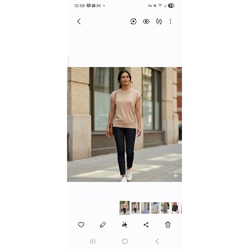 Cos Women's Tan Shirt